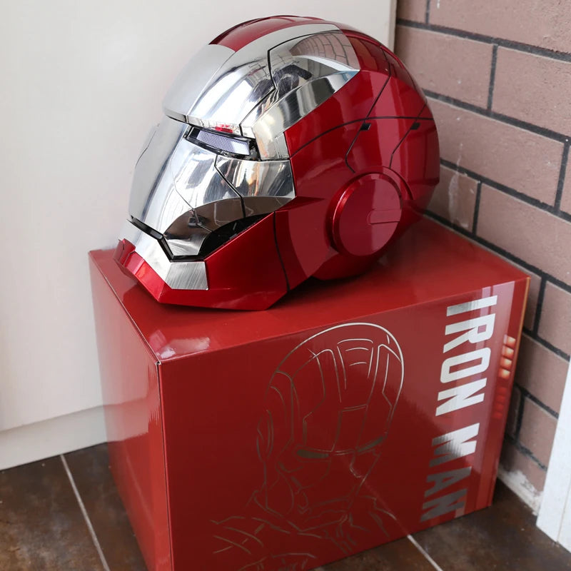 Casque Iron Man Mk V en métal Marvel !